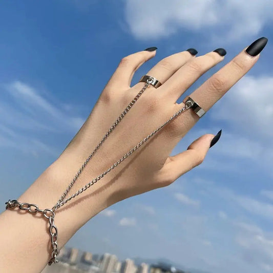 ChainAura™ - Hand Chain Ring Bracelet