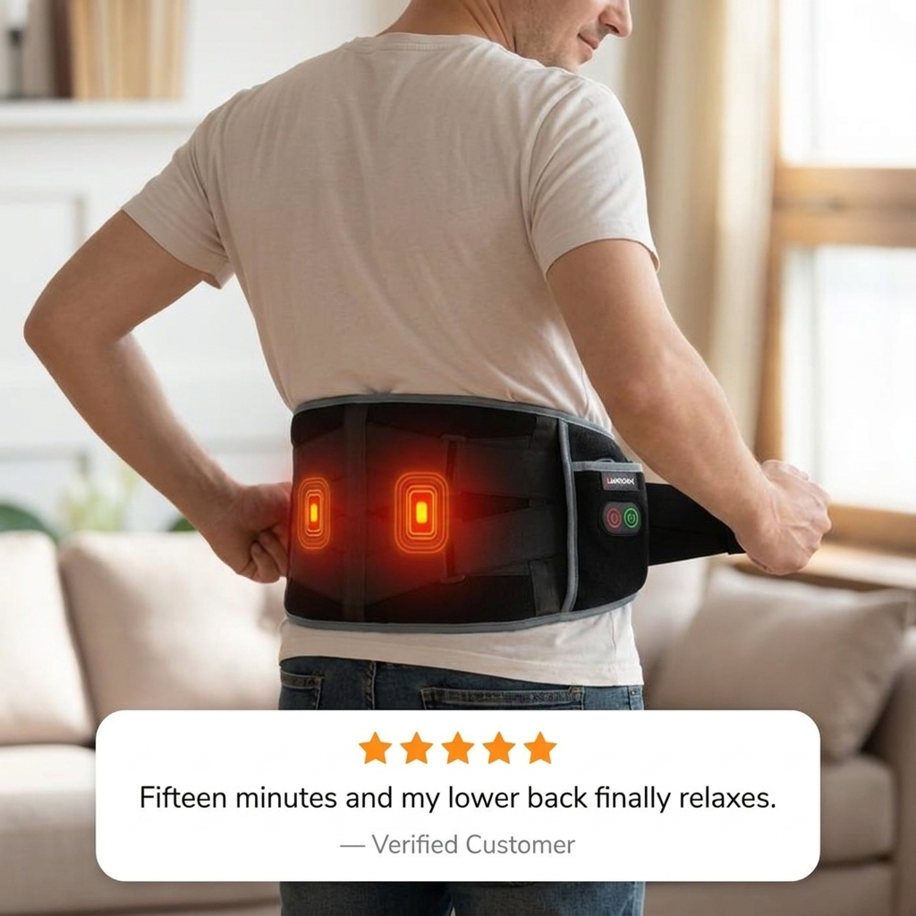 Lumora™ – Cordless Heated Back Massager