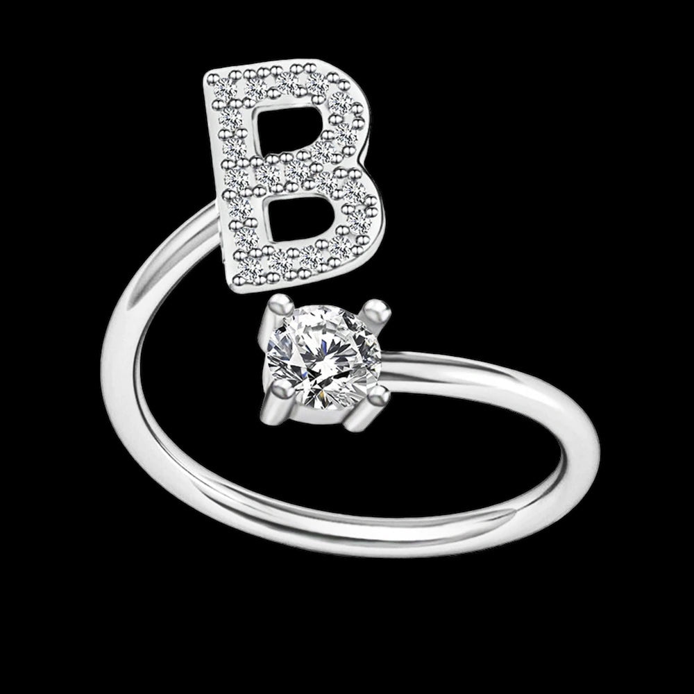 InitiaGlow™ - Adjustable Letter Ring