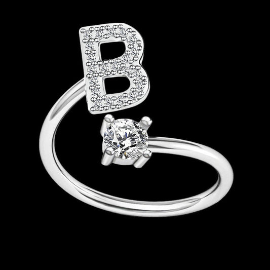 InitiaGlow™ - Adjustable Letter Ring