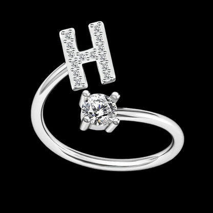 InitiaGlow™ - Adjustable Letter Ring