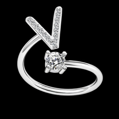 InitiaGlow™ - Adjustable Letter Ring