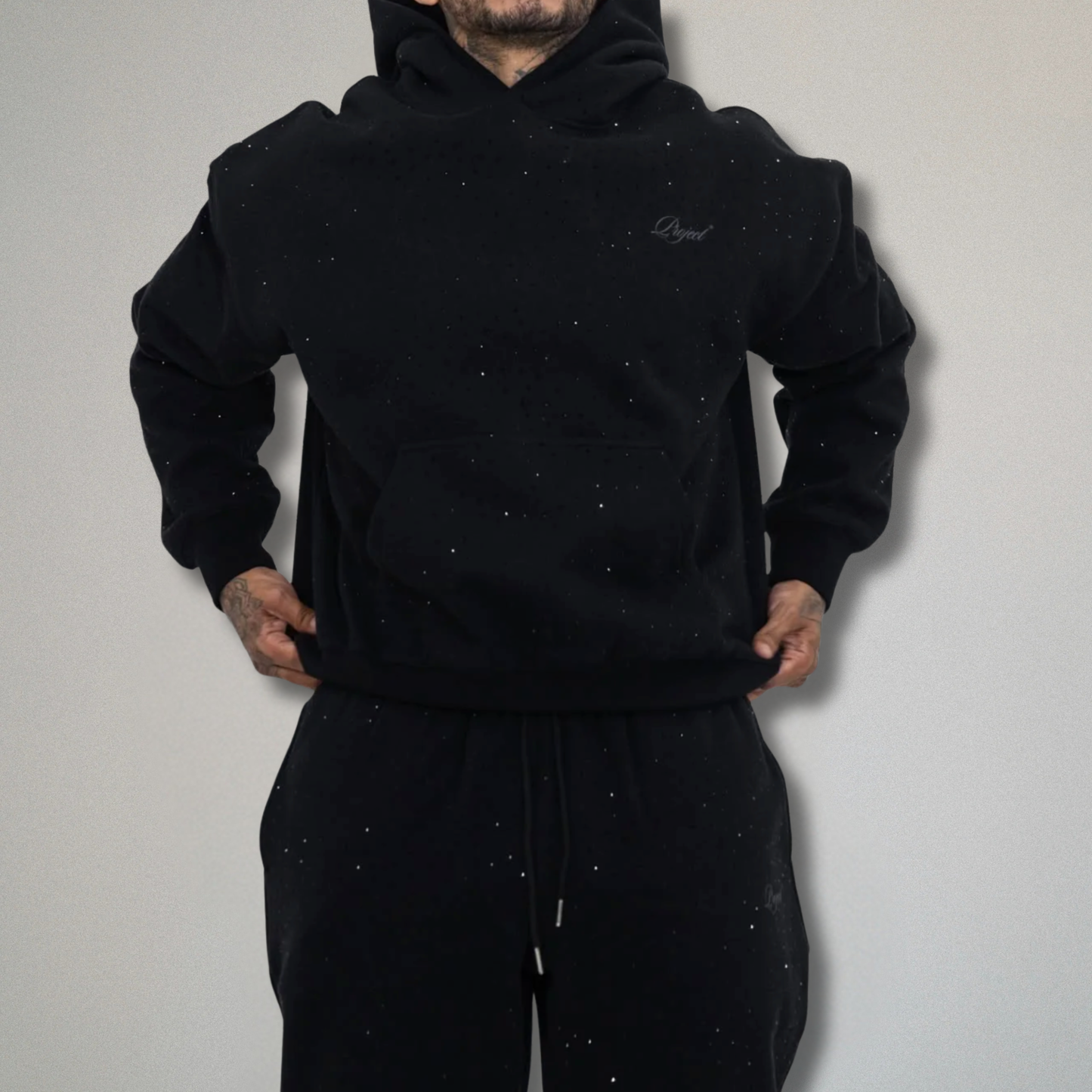 Unisex Rhinestone Hoodie