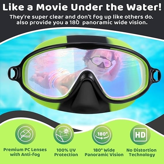 SplashShield™ Kids Swim Goggles