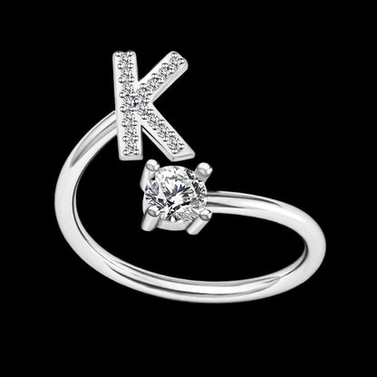 InitiaGlow™ - Adjustable Letter Ring