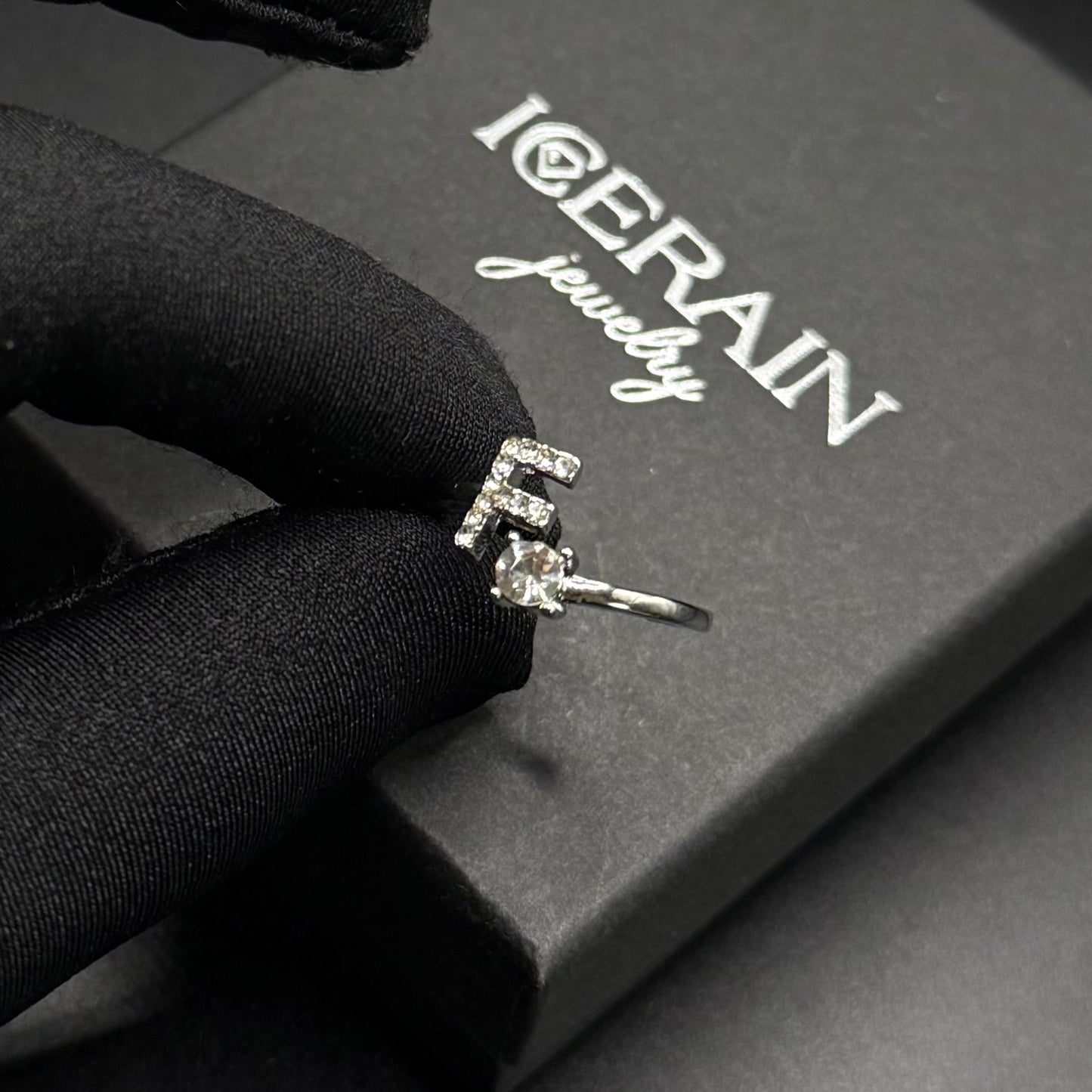 InitiaGlow™ - Adjustable Letter Ring