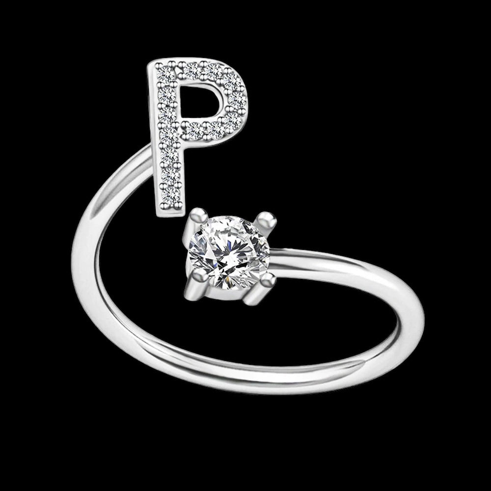 InitiaGlow™ - Adjustable Letter Ring