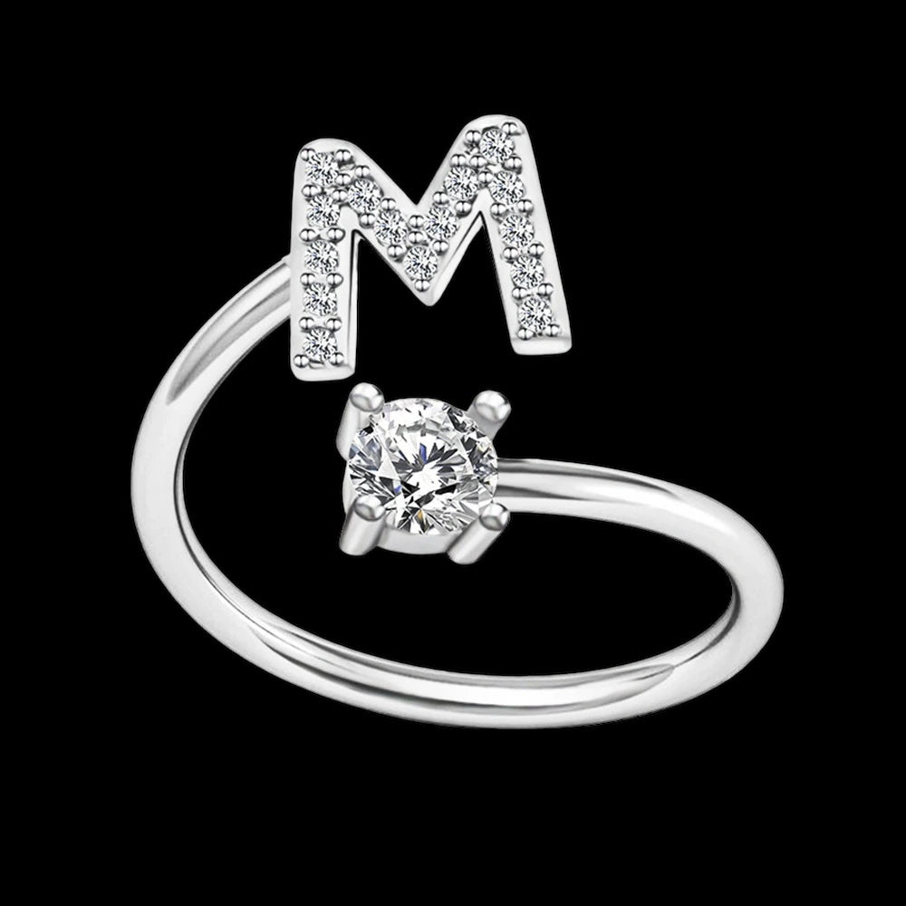 InitiaGlow™ - Adjustable Letter Ring