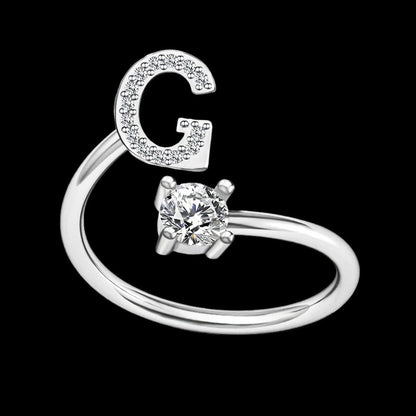 InitiaGlow™ - Adjustable Letter Ring