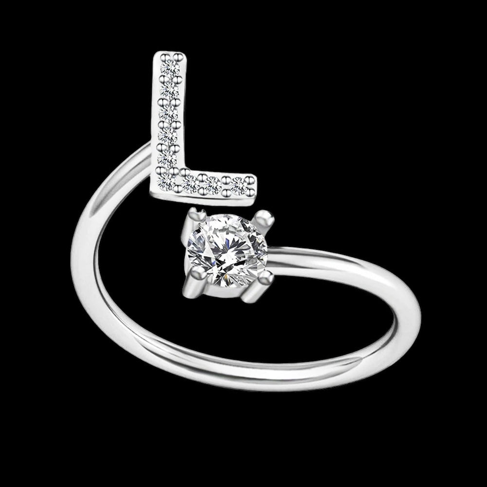 InitiaGlow™ - Adjustable Letter Ring