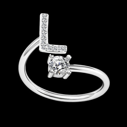 InitiaGlow™ - Adjustable Letter Ring