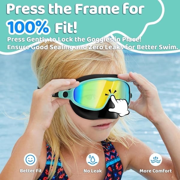 SplashShield™ Kids Swim Goggles