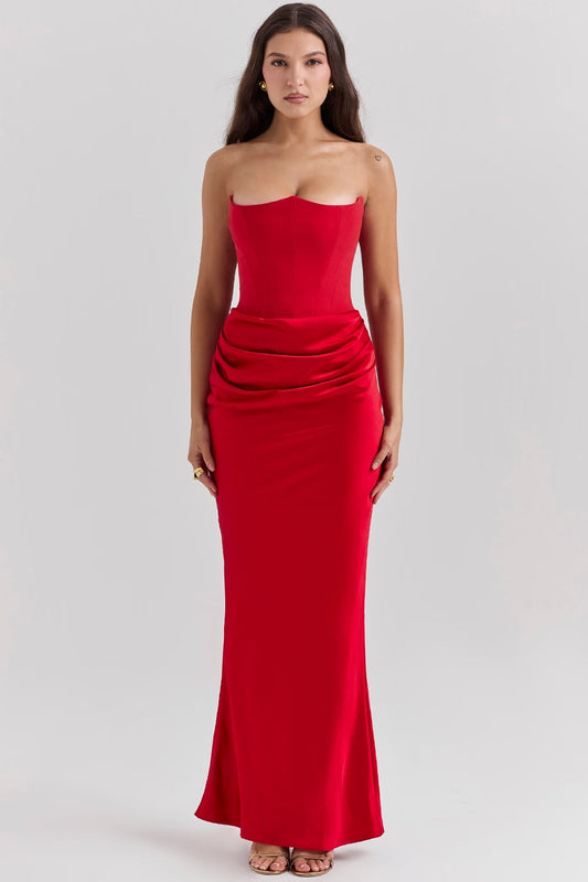 CurveHold™ Strapless Maxi Dress