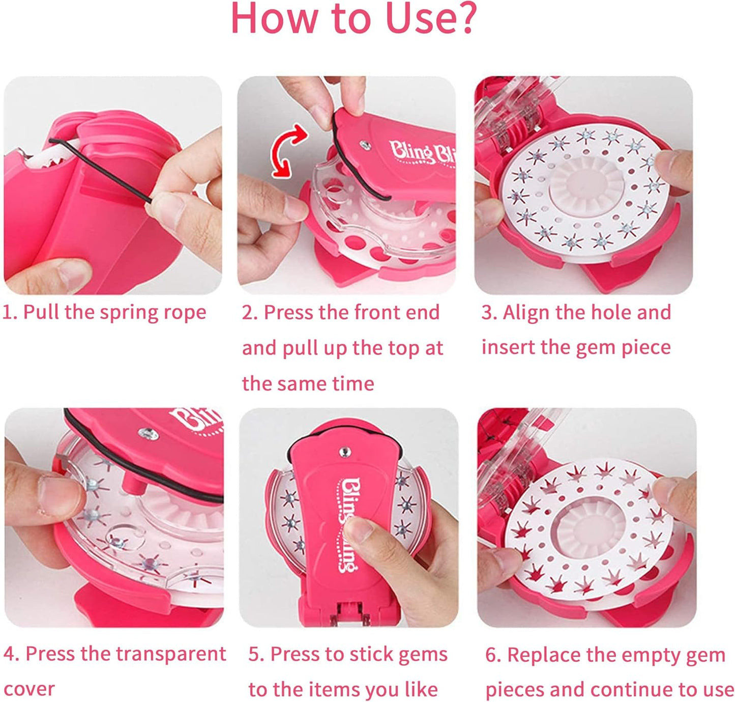 GlamGems™ - Hair Sparkle Tool