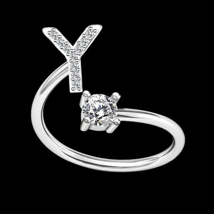InitiaGlow™ - Adjustable Letter Ring