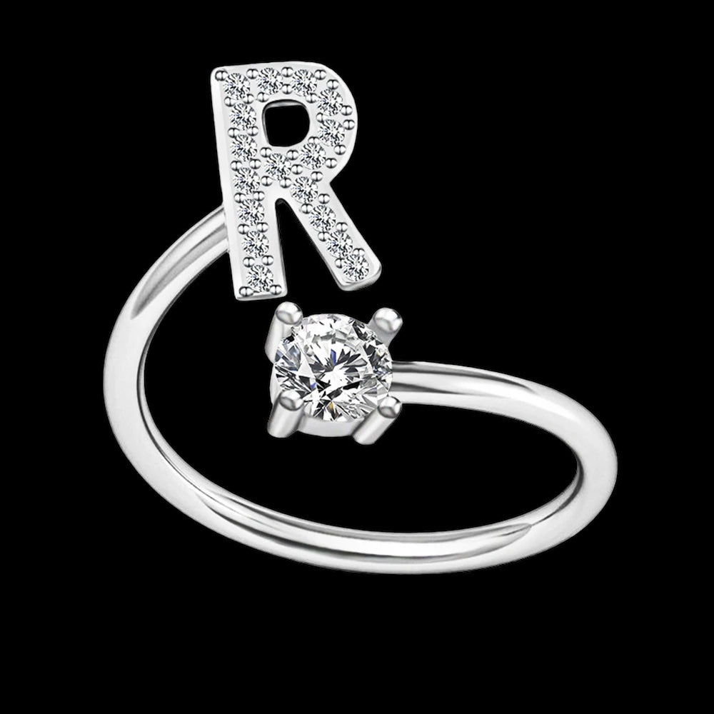 InitiaGlow™ - Adjustable Letter Ring