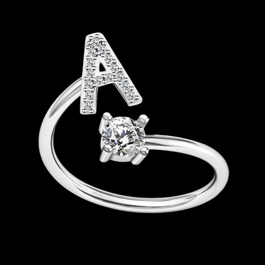 InitiaGlow™ - Adjustable Letter Ring