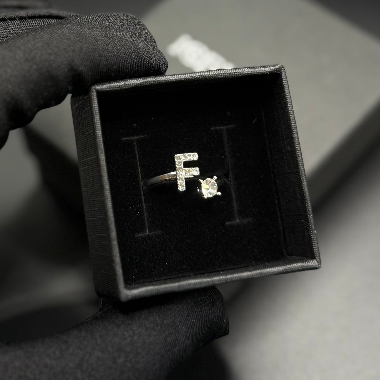 InitiaGlow™ - Adjustable Letter Ring