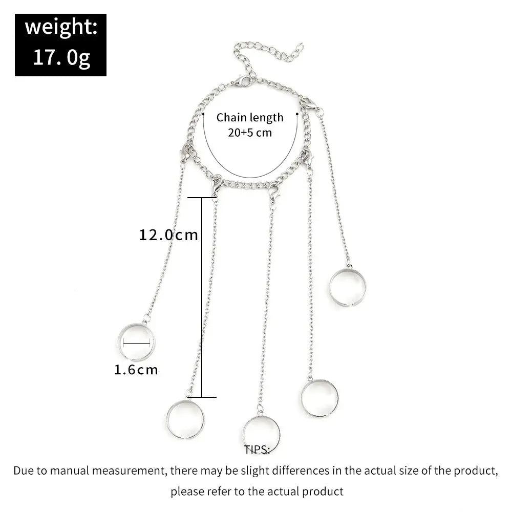 ChainAura™ - Hand Chain Ring Bracelet