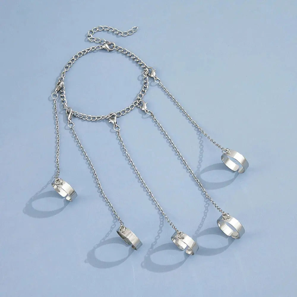 ChainAura™ - Hand Chain Ring Bracelet