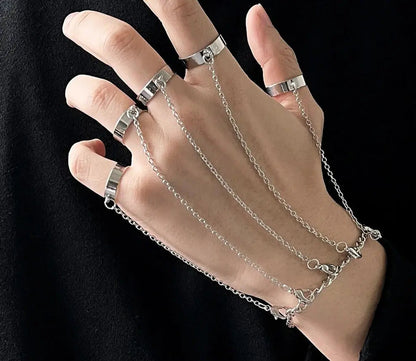 ChainAura™ - Hand Chain Ring Bracelet