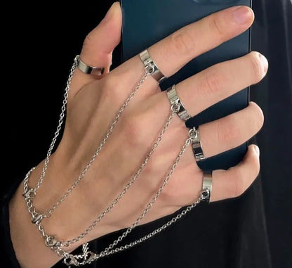 ChainAura™ - Hand Chain Ring Bracelet