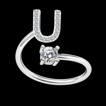 InitiaGlow™ - Adjustable Letter Ring