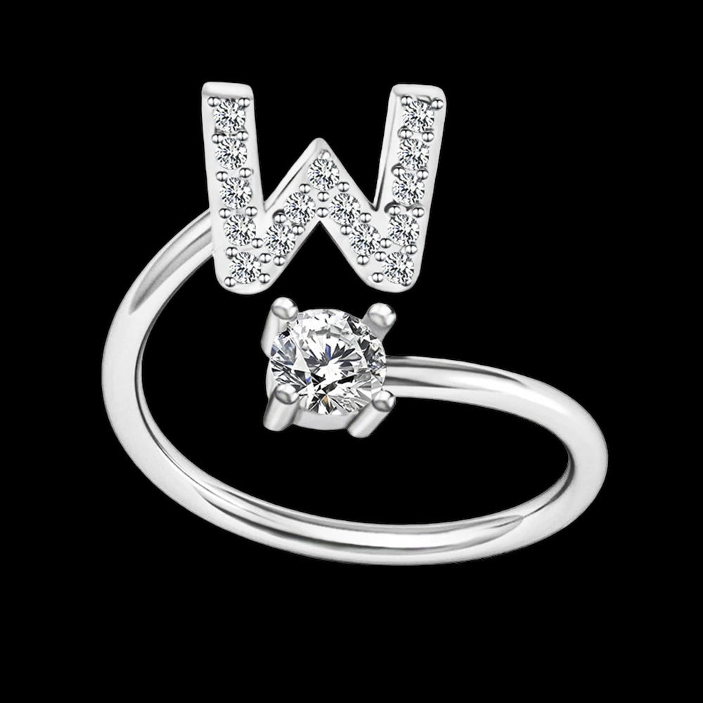 InitiaGlow™ - Adjustable Letter Ring