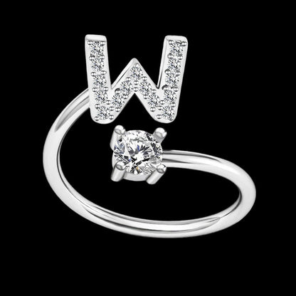 InitiaGlow™ - Adjustable Letter Ring