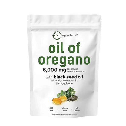 CarvaPure Pro Oil of Oregano with Black Seed Oil