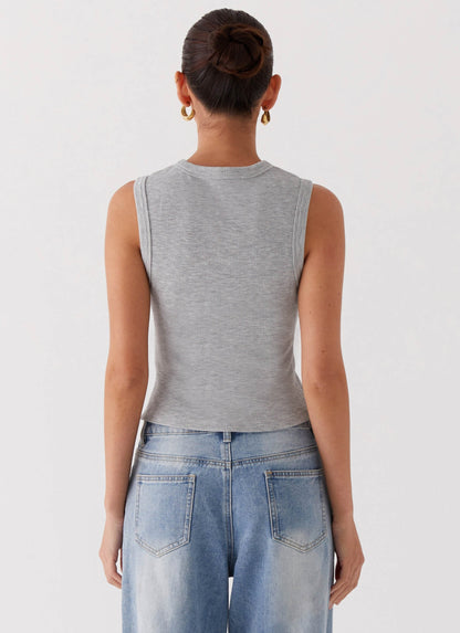 RibForm™ - Button Tank Top