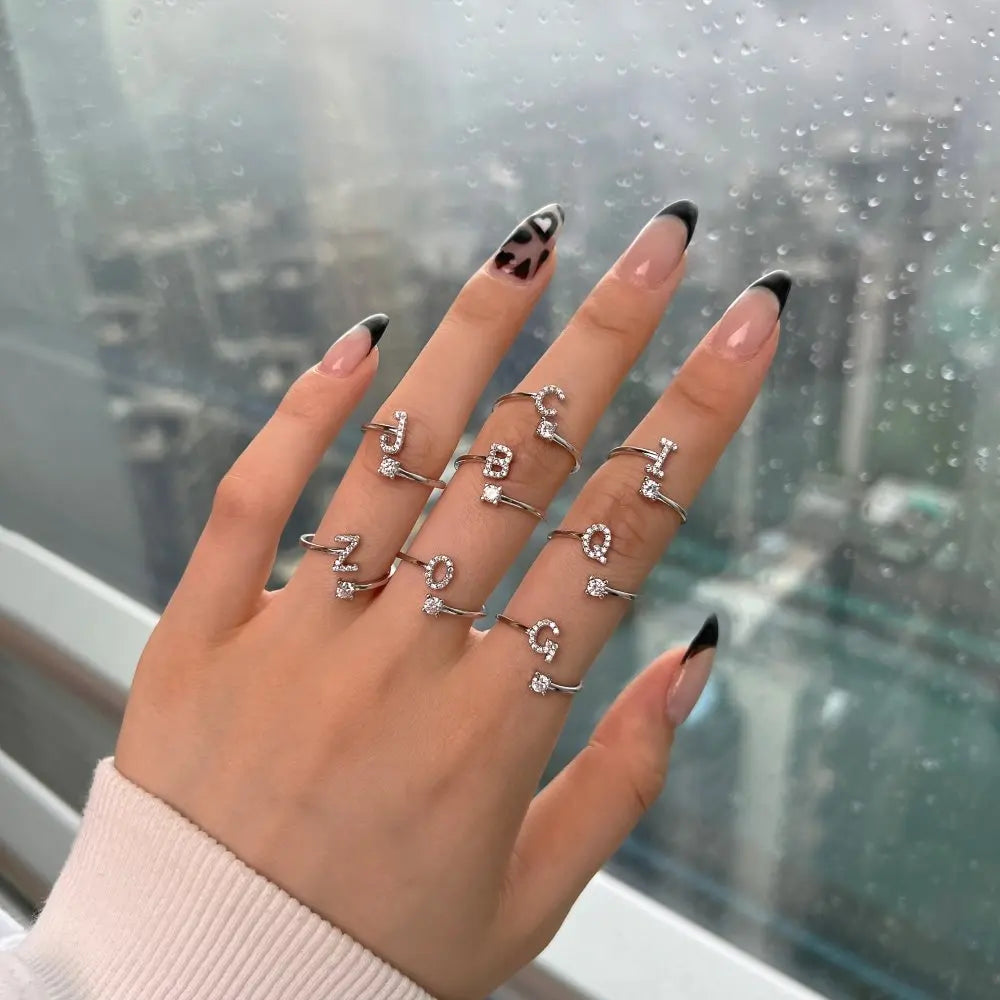 InitiaGlow™ - Adjustable Letter Ring