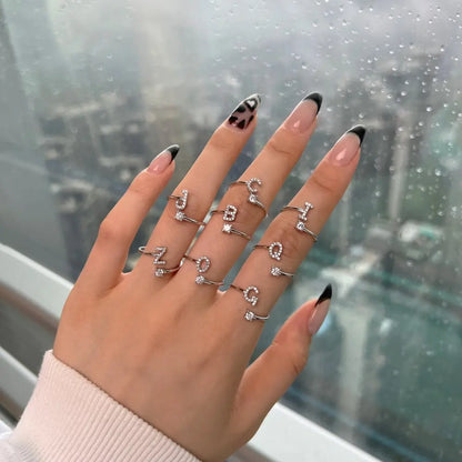 InitiaGlow™ - Adjustable Letter Ring