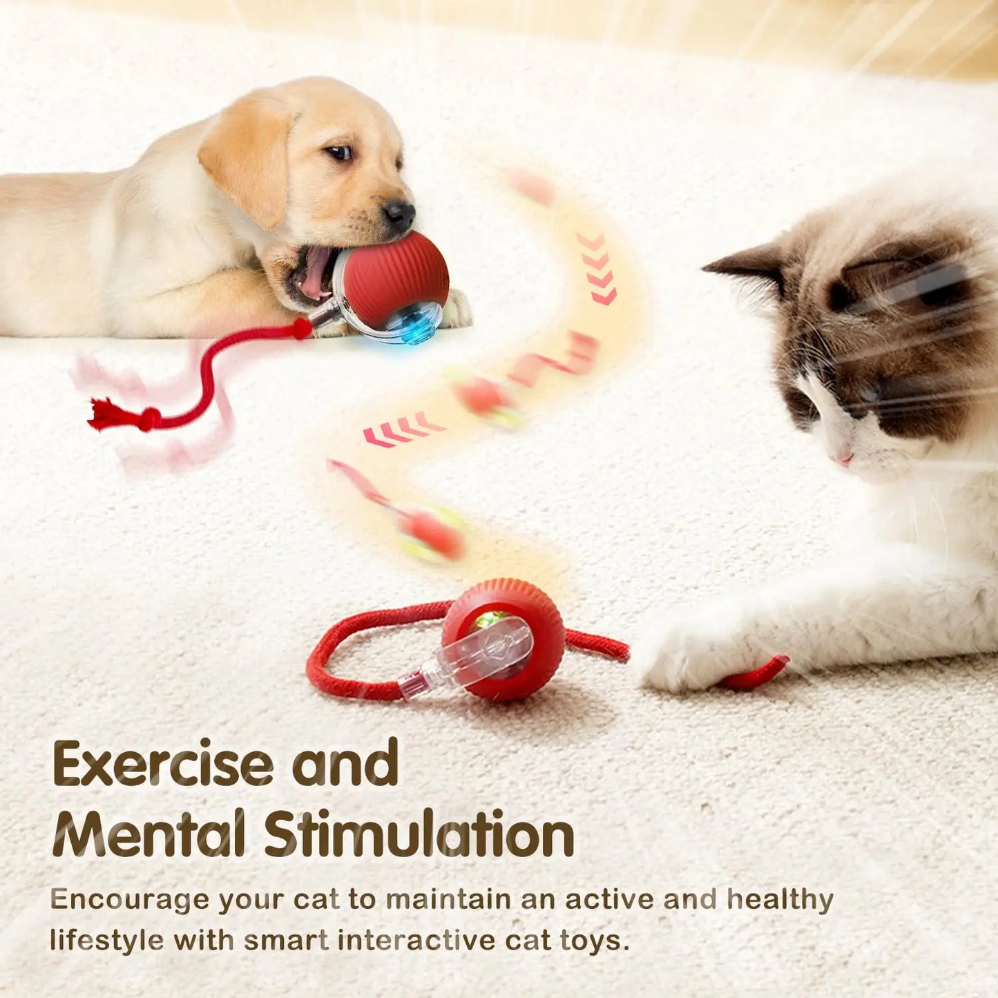 Interactive Cat Smart Ball Toy