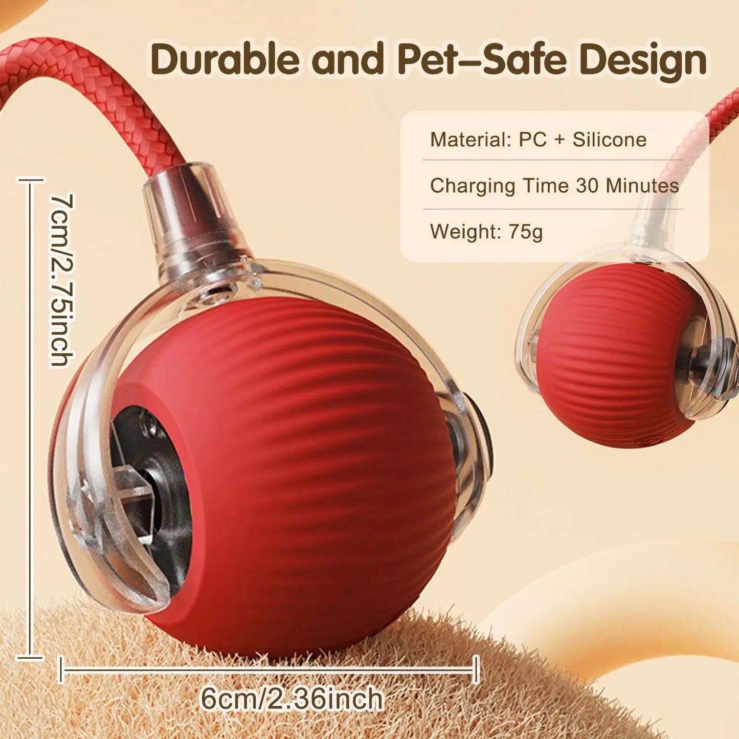 Interactive Cat Smart Ball Toy