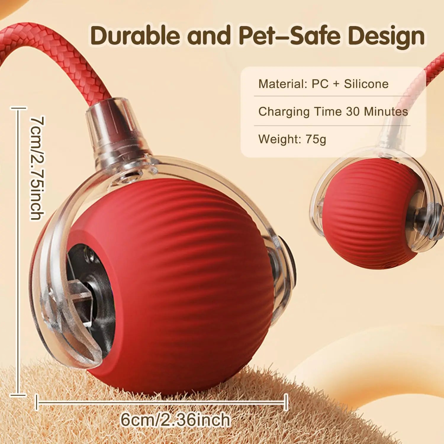 Interactive Cat Smart Ball Toy