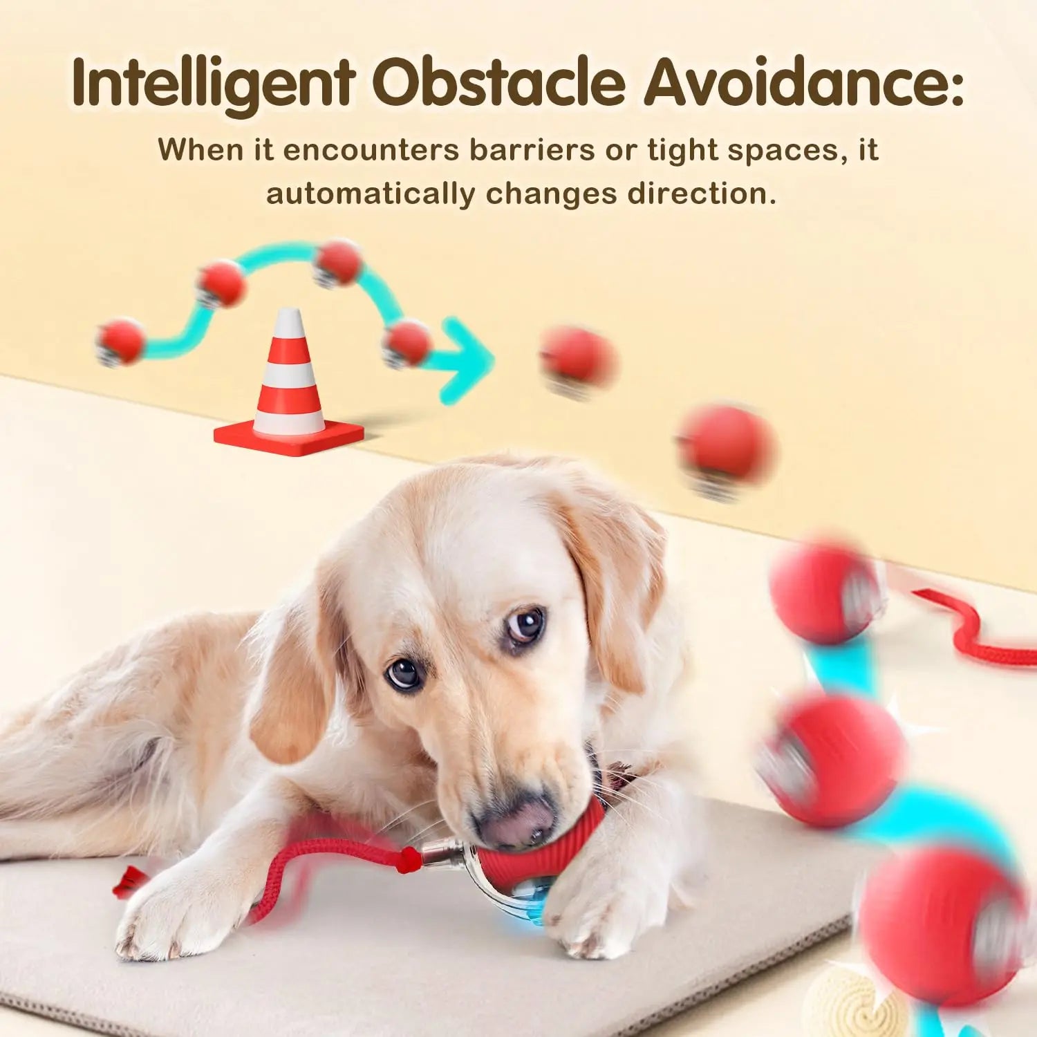 Interactive Cat Smart Ball Toy