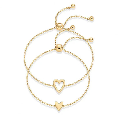 LinkedHearts™ Matching Bracelet Set