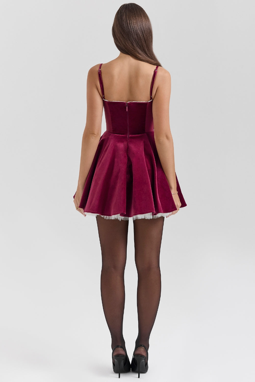 Veloura™ - Velvet Mini Dress