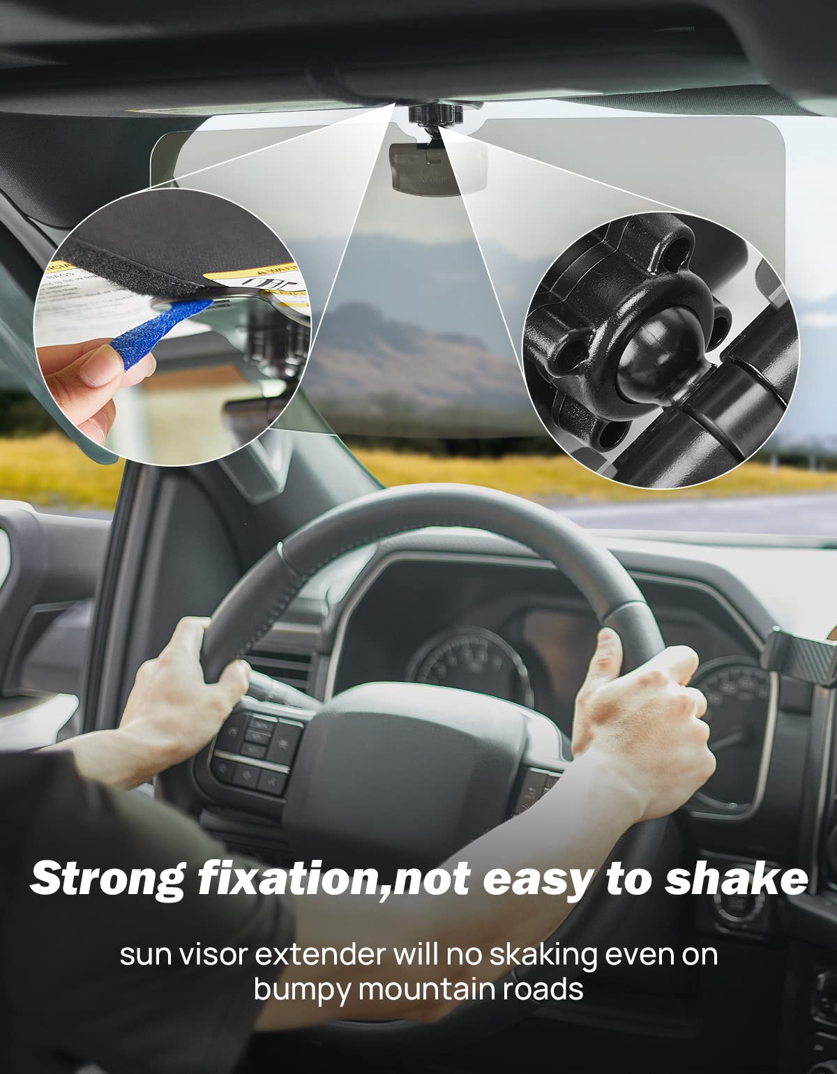 GlareGuard™ - Car Visor Extender